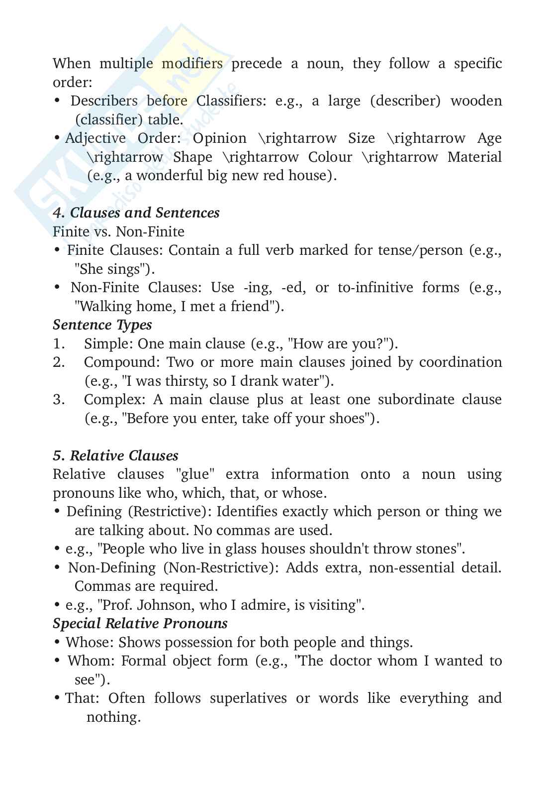 Appunti di Lingua inglese 1  Pag. 26