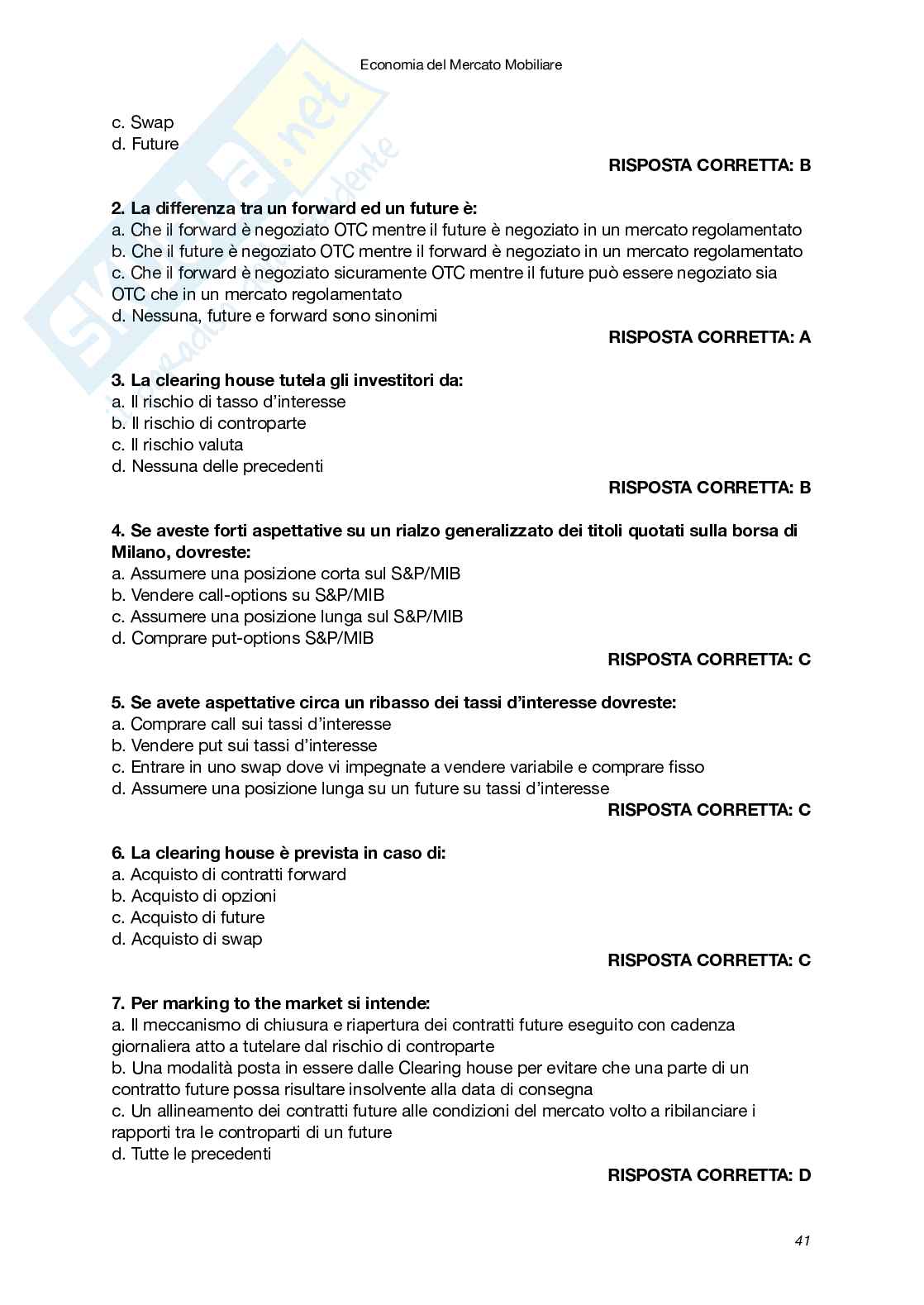 Appunti completi Economia del mercato mobiliare Pag. 41