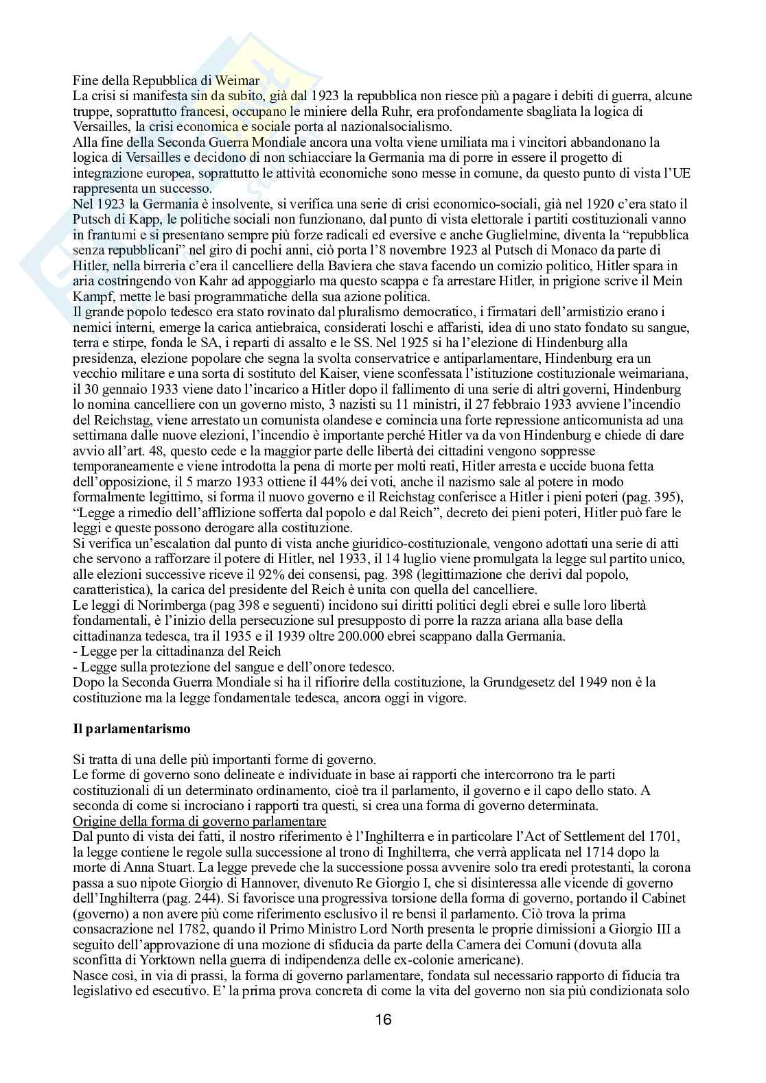 Diritto costituzionale comparato ed europeo Pag. 16