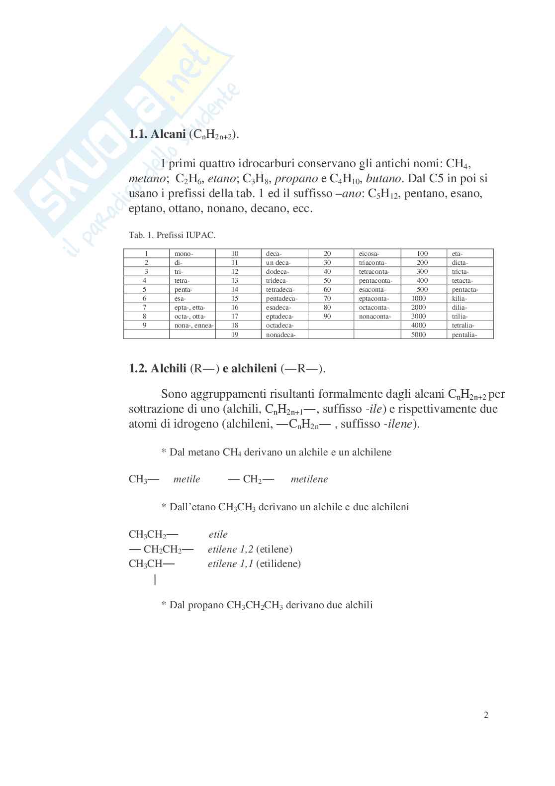 Chimica organica Pag. 2
