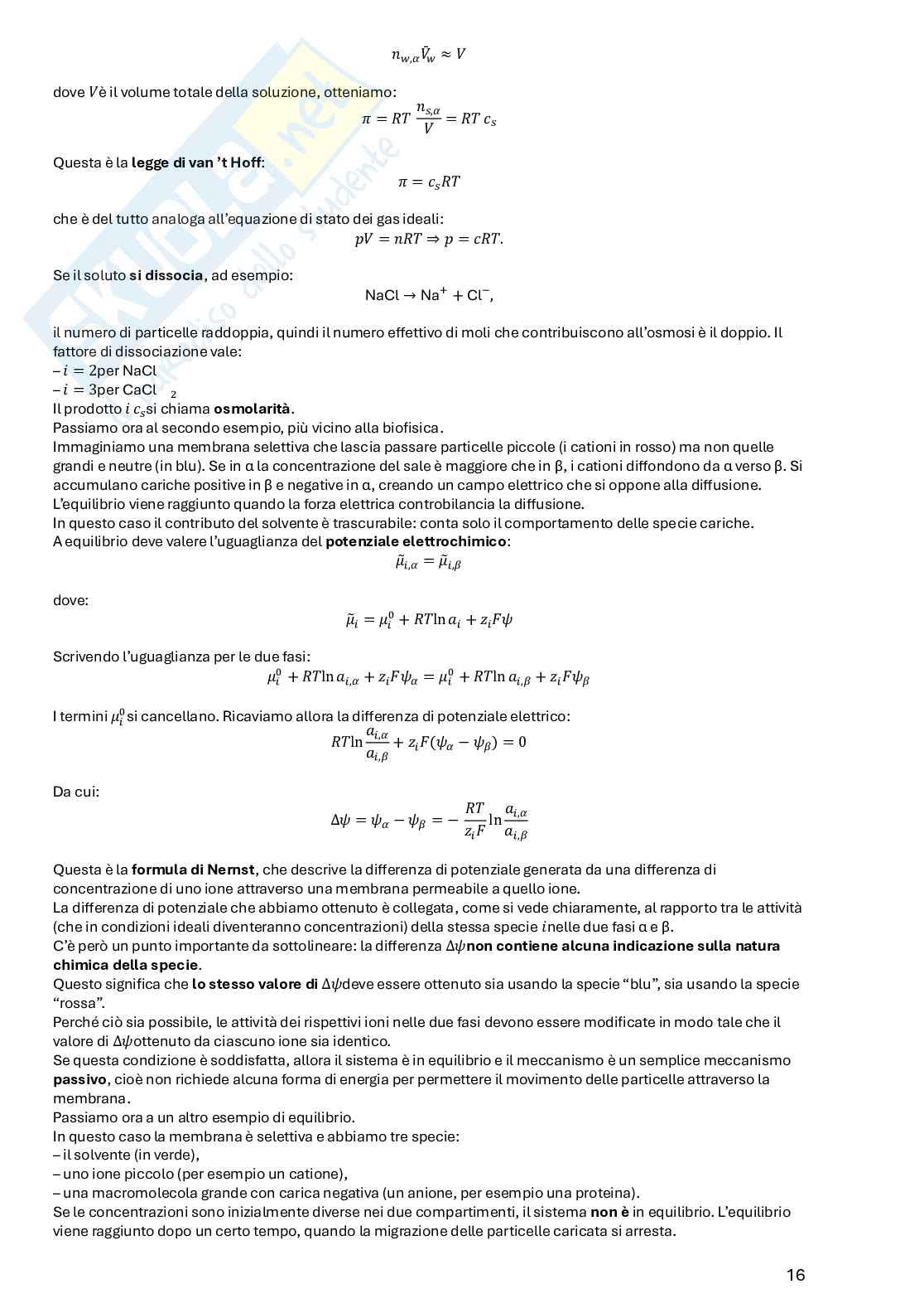 Molecular Biophysics - Appunti completi Pag. 16