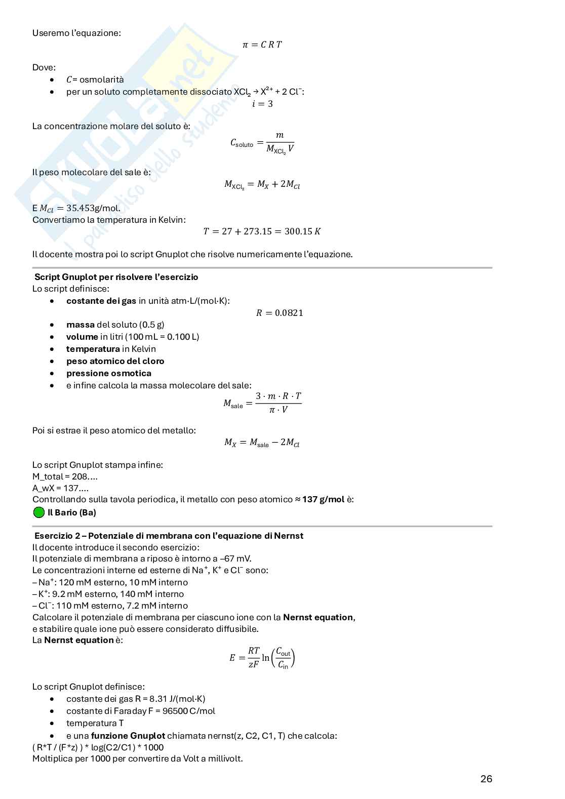 Molecular Biophysics - Appunti completi Pag. 26