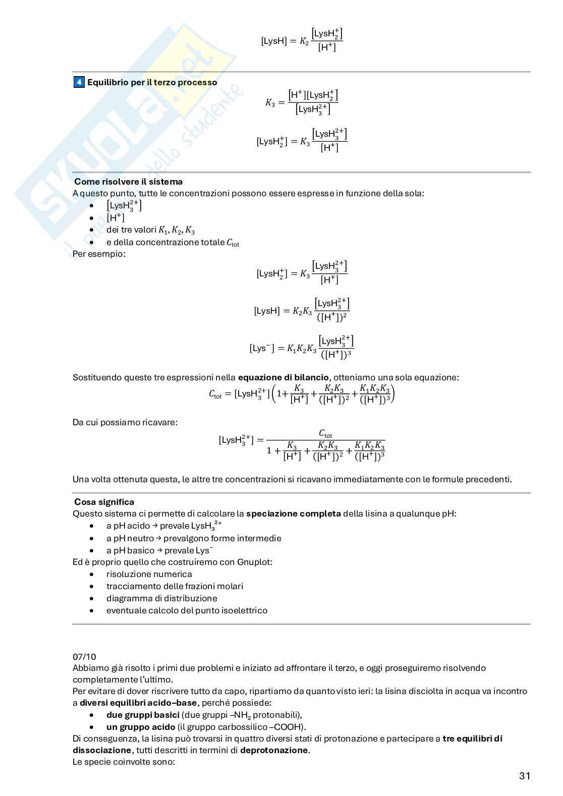 Molecular Biophysics - Appunti completi Pag. 31