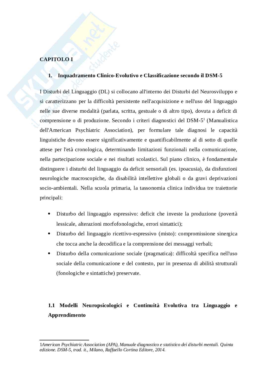 Disturbo del linguaggio espressivo e comunicazione aumentativa alternativa: strategie e percorsi inclusivi Pag. 6