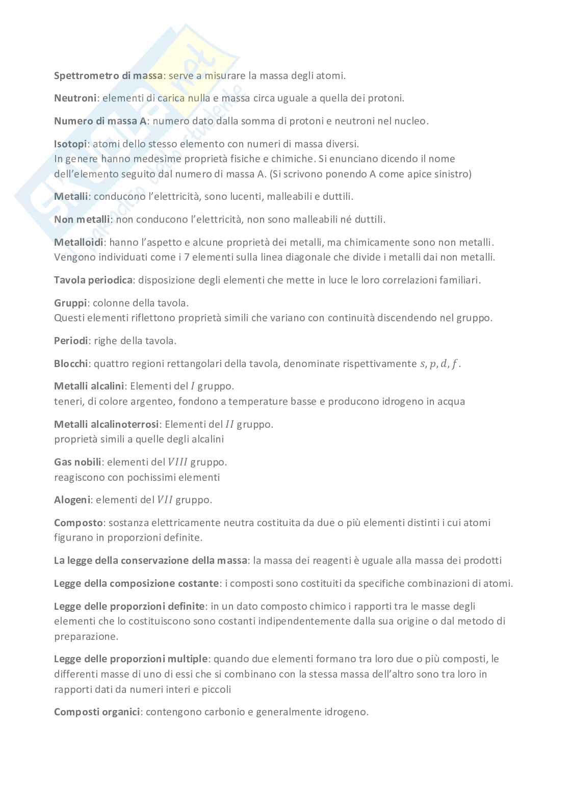 Appunti di Chimica Pag. 2