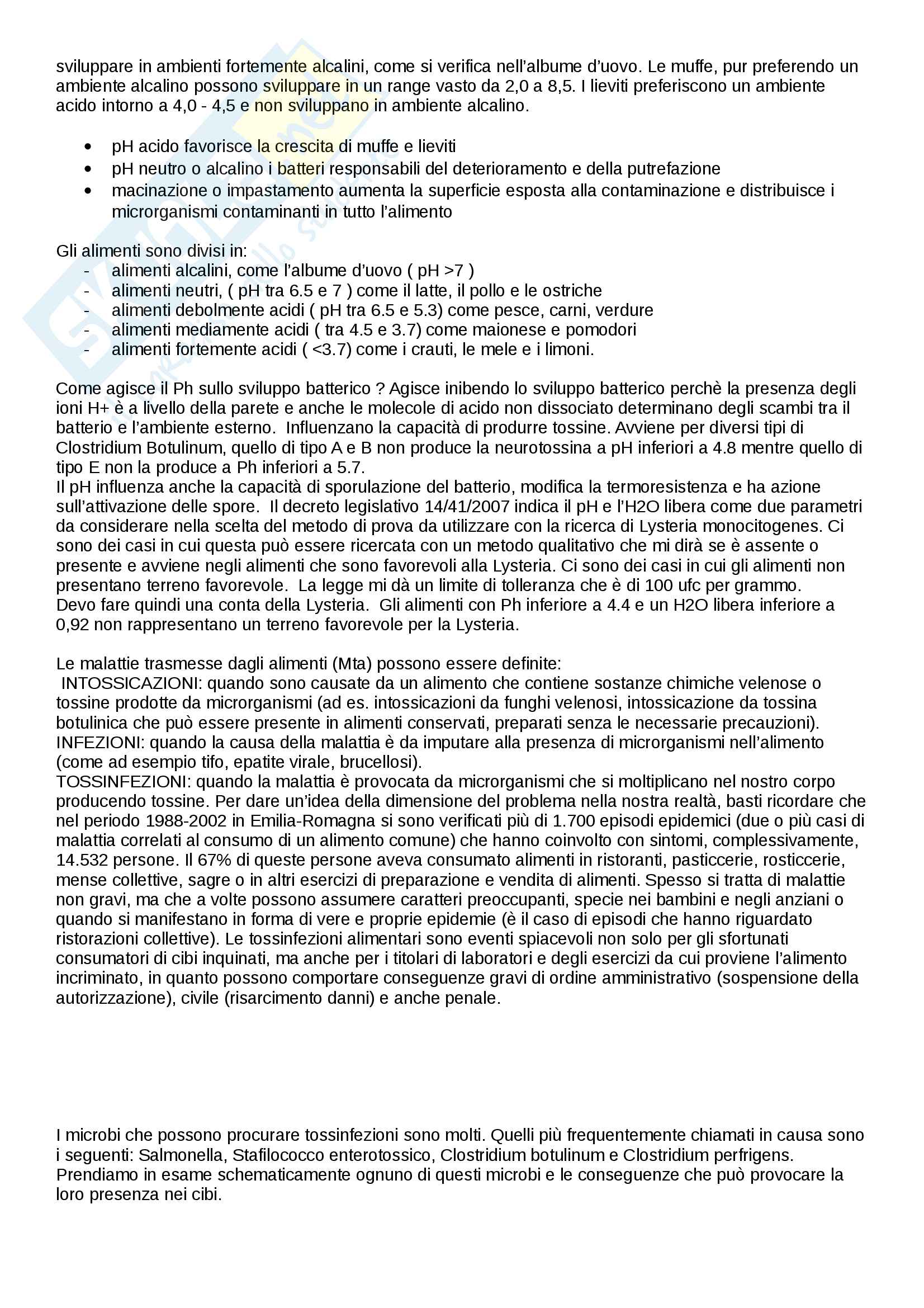 Tossinfezioni alimentari Pag. 2