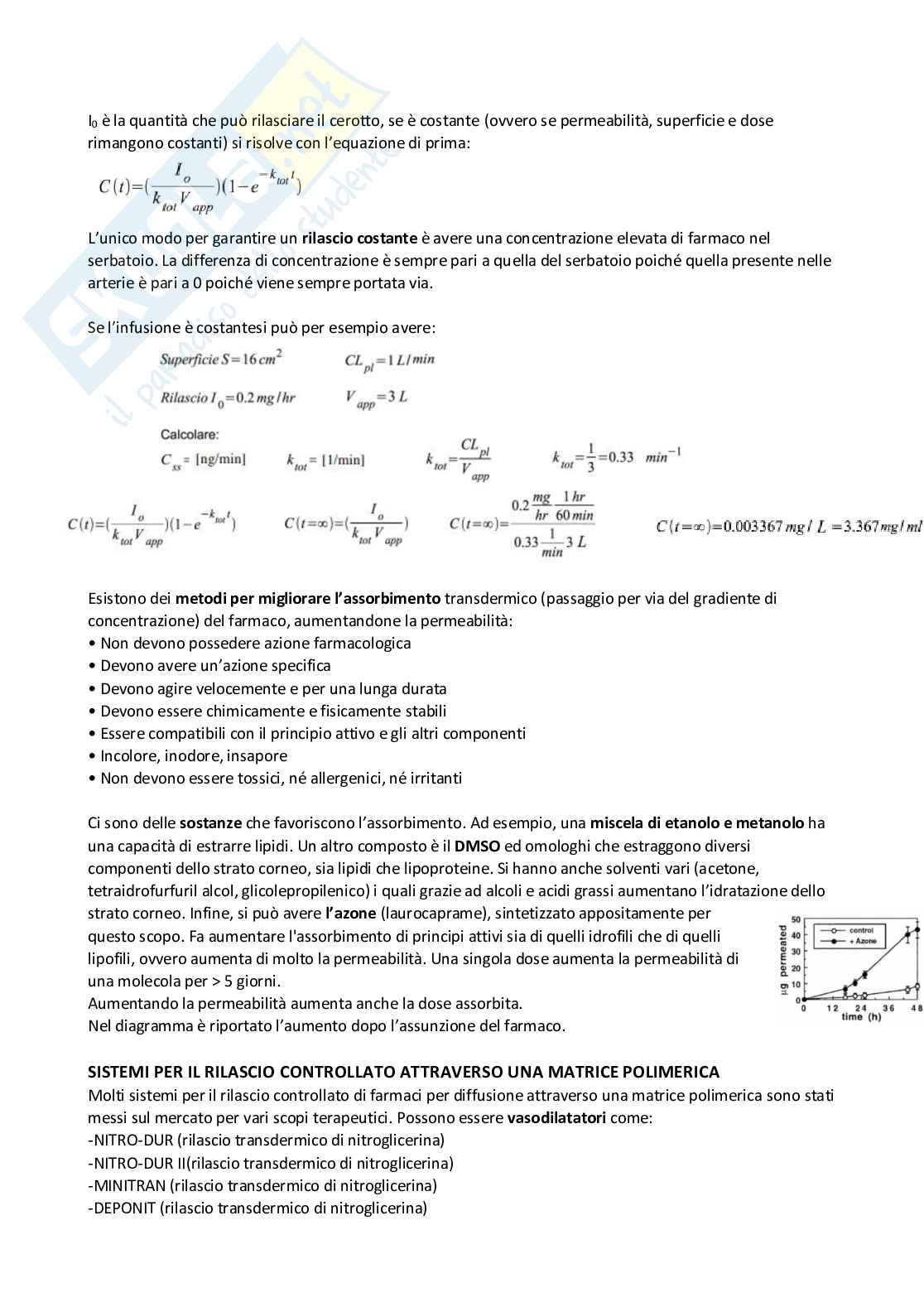 Dispositivi medicali e diagnostici: introduzione alla normativa, protesi vascolari, valvolari, stent, pacemaker, farmacocinetica, protesi articolari Pag. 71