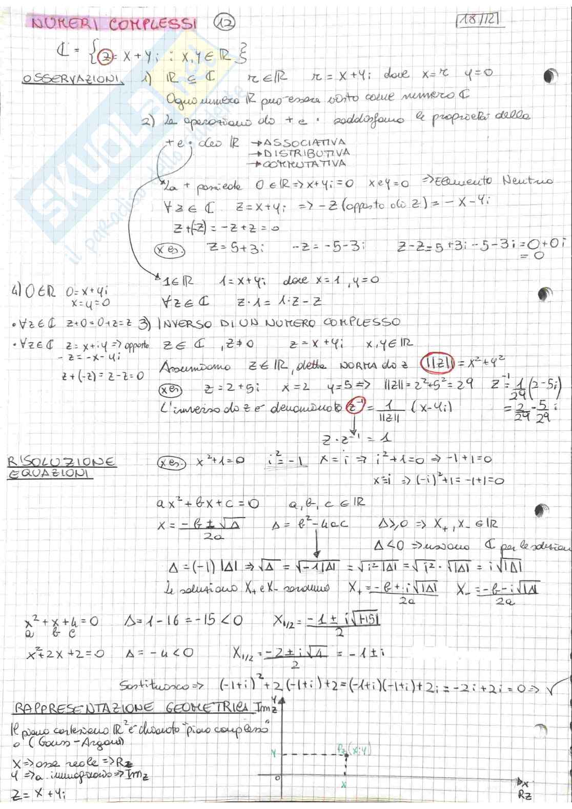 Appunti Istituzioni di Matematica Pag. 46