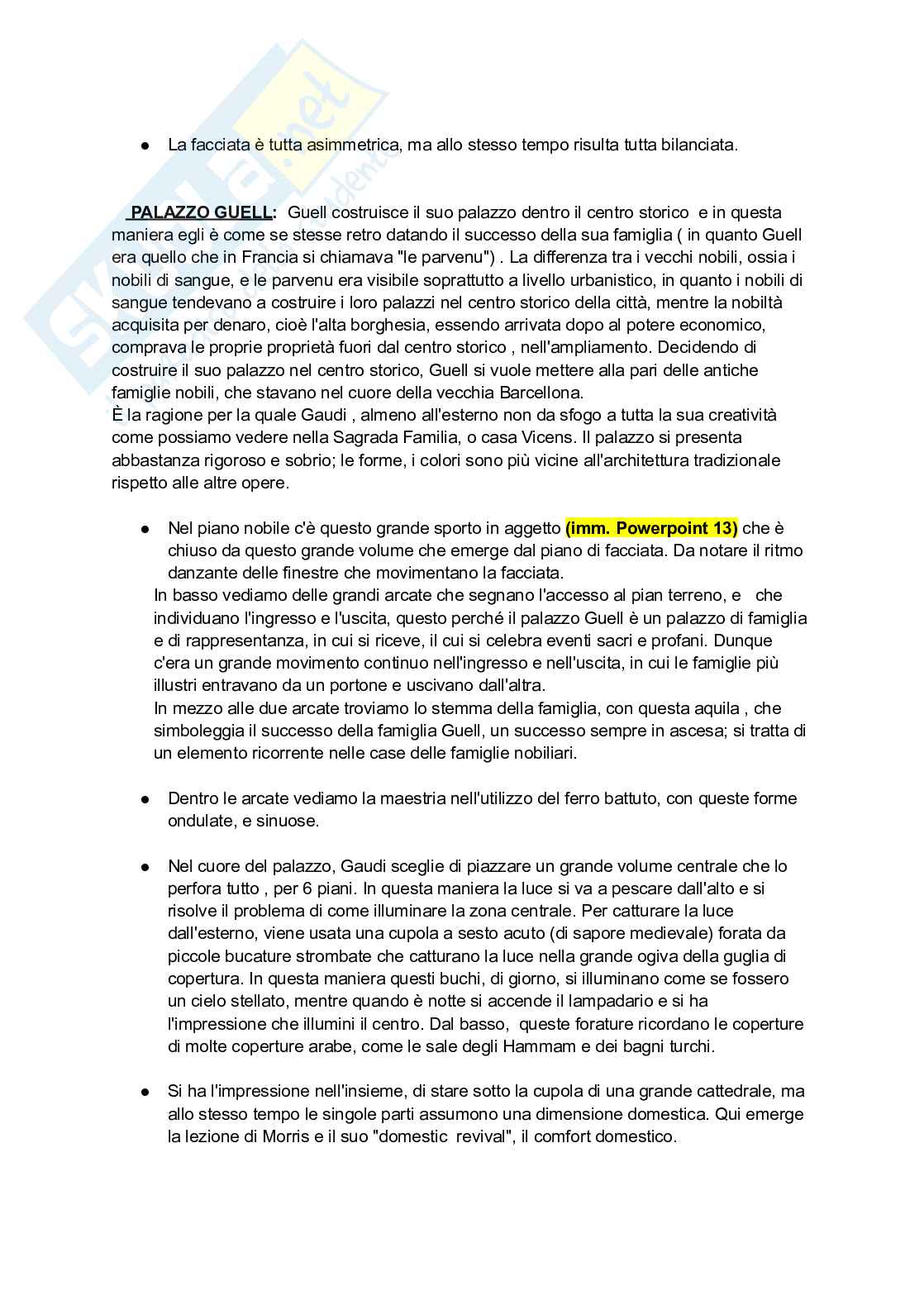 Modernismo catalano - Antoni Gaudì Pag. 2