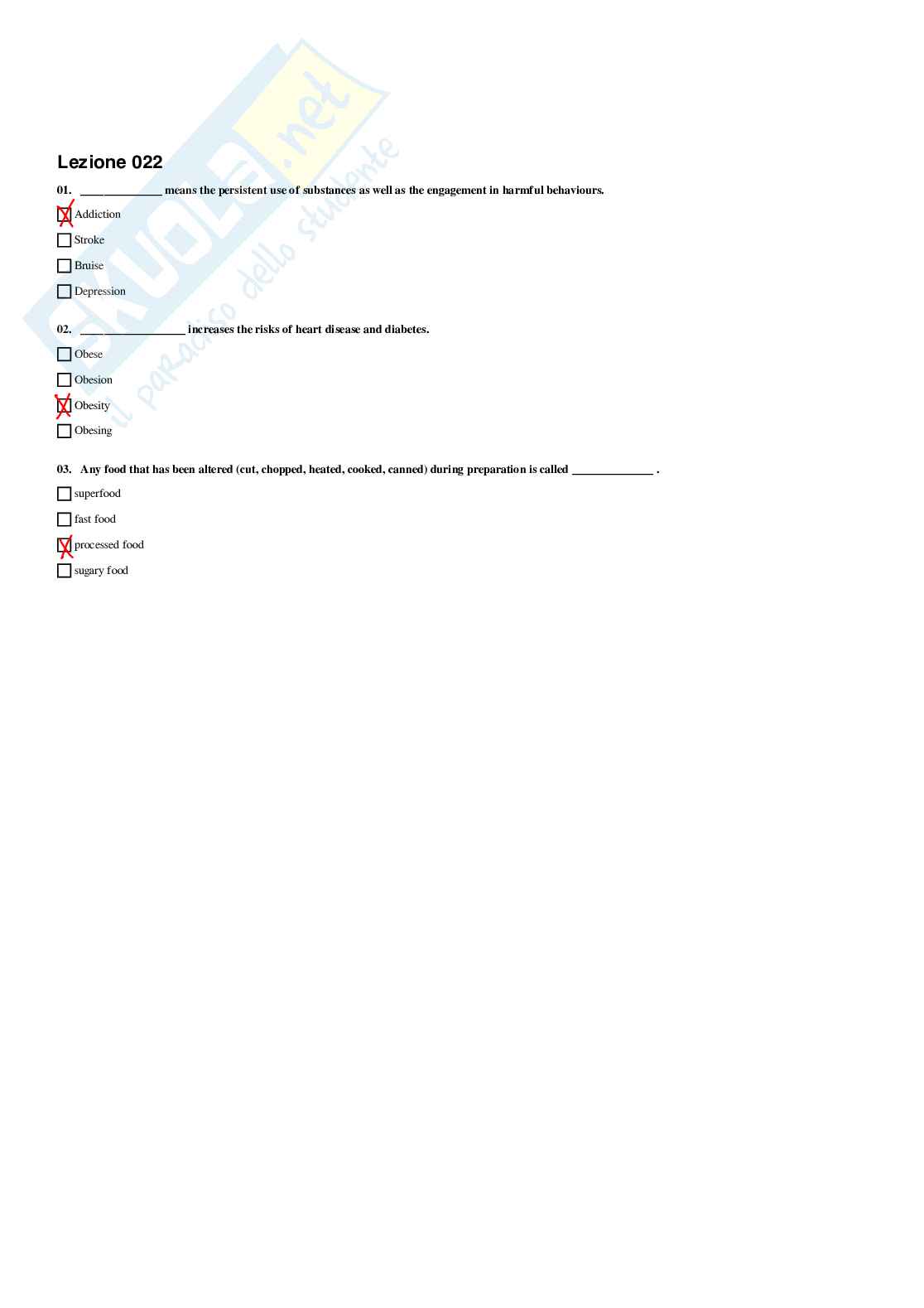 Paniere Lingua inglese, corso in filologia moderna - A.A. 2025/2026 Pag. 26