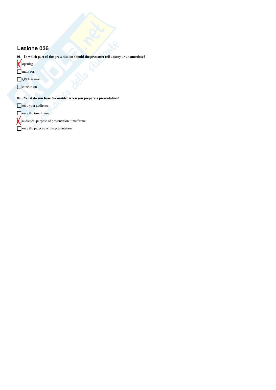 Paniere Lingua inglese, corso in filologia moderna - A.A. 2025/2026 Pag. 41