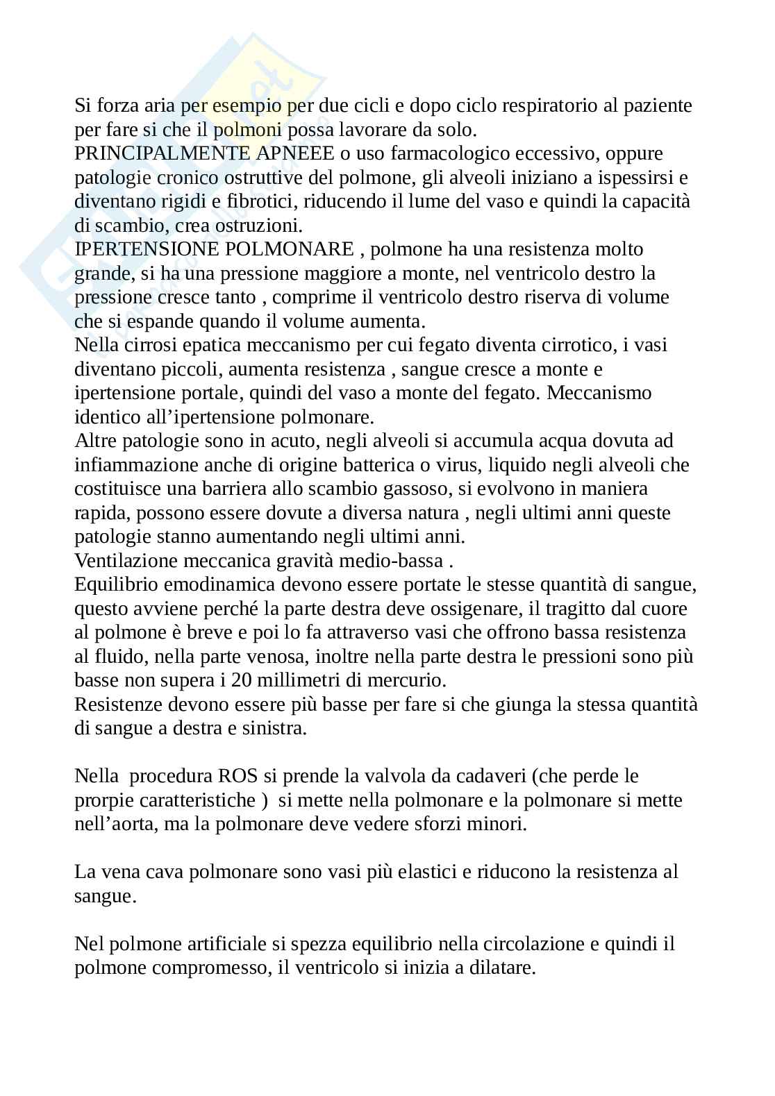 Continuazione lezione vad e accenni alla ventilazione meccanica  Pag. 6