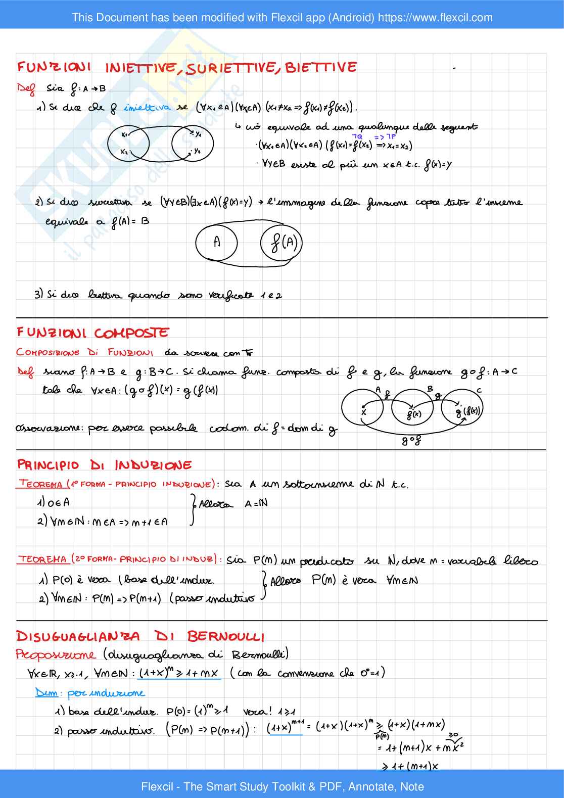 Appunti Analisi matematica 1 completi Pag. 1