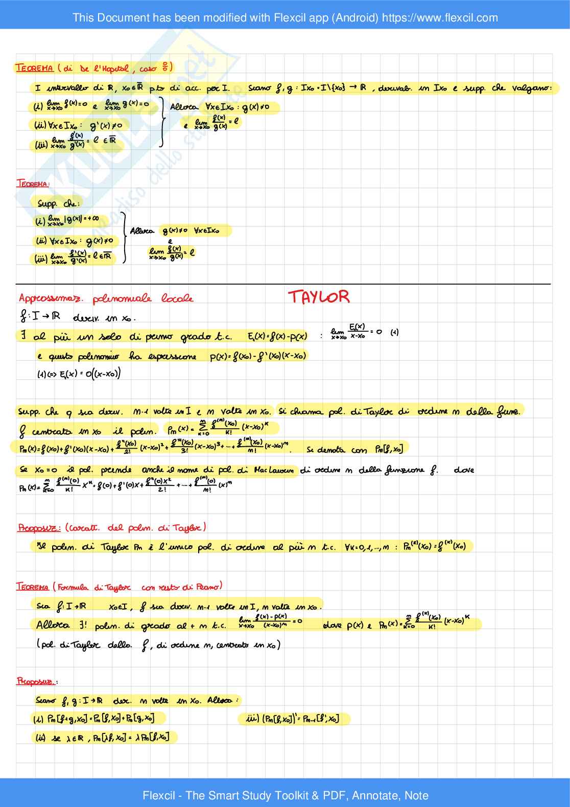 Appunti Analisi matematica 1 completi Pag. 36