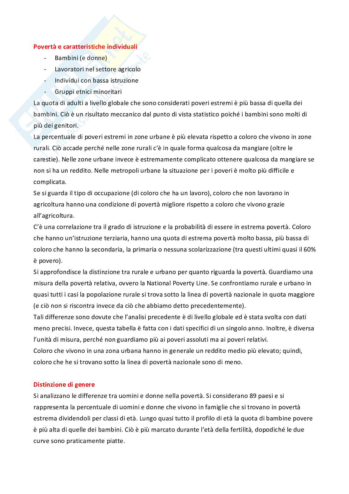 Economia dello sviluppo sostenibile Pag. 46