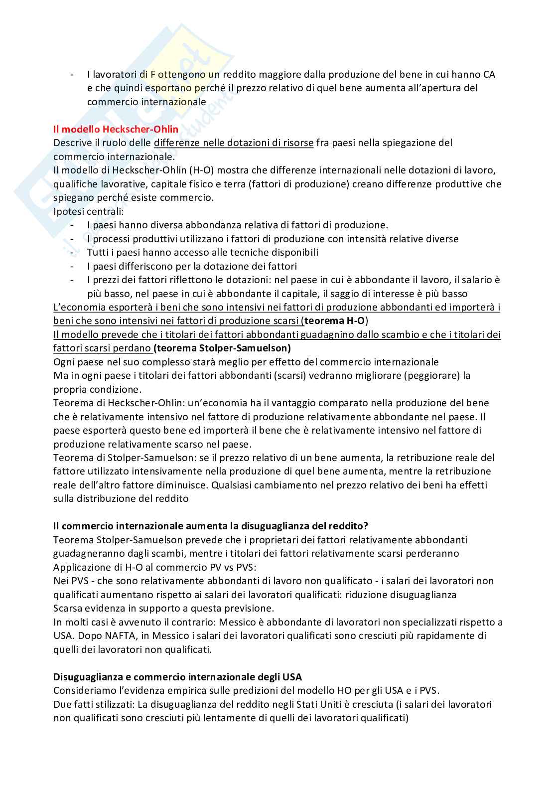 Economia dello sviluppo sostenibile Pag. 56