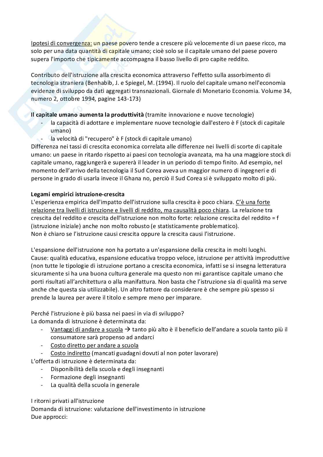 Economia dello sviluppo sostenibile Pag. 66