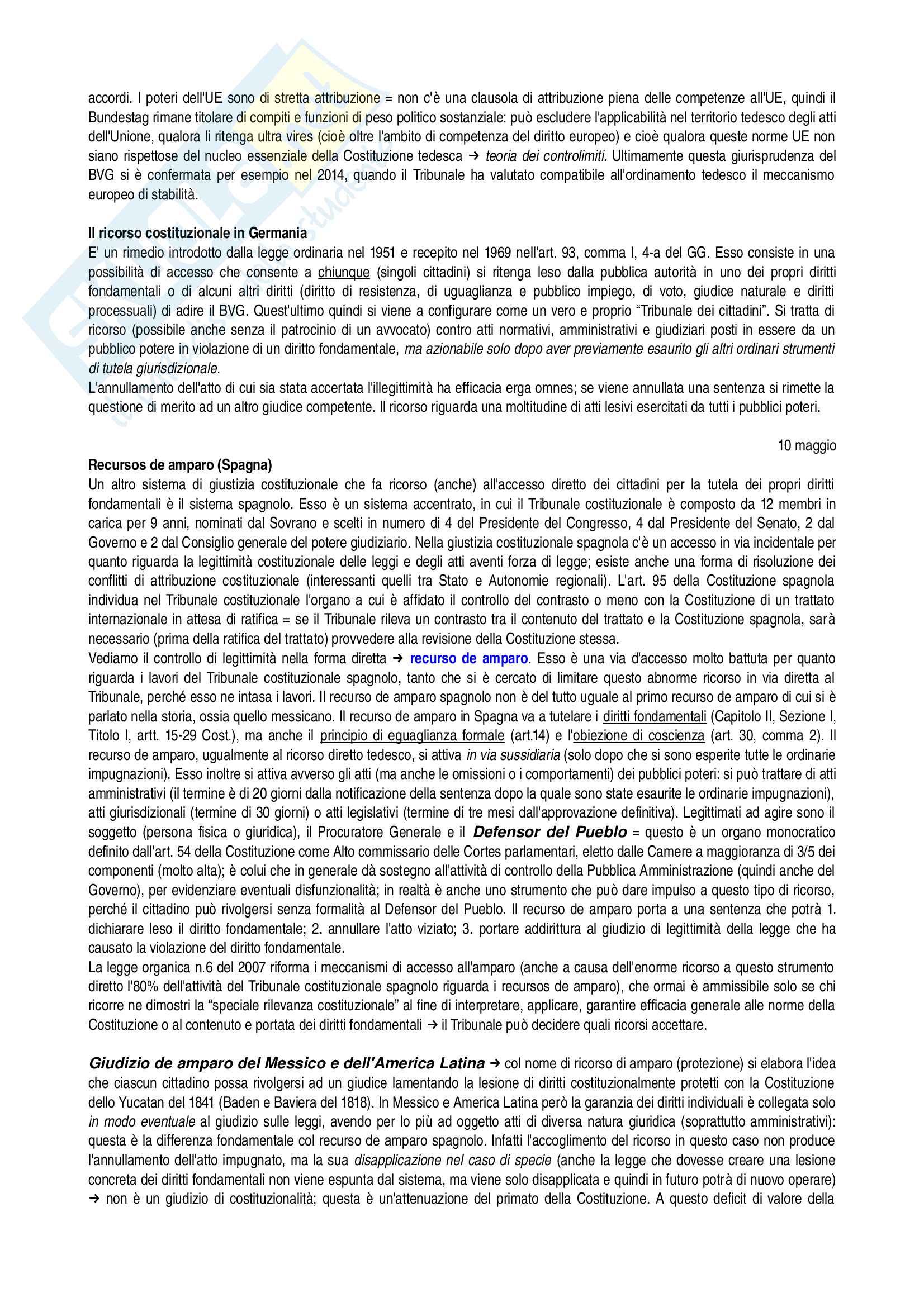 Appunti di diritto pubblico comparato Pag. 41