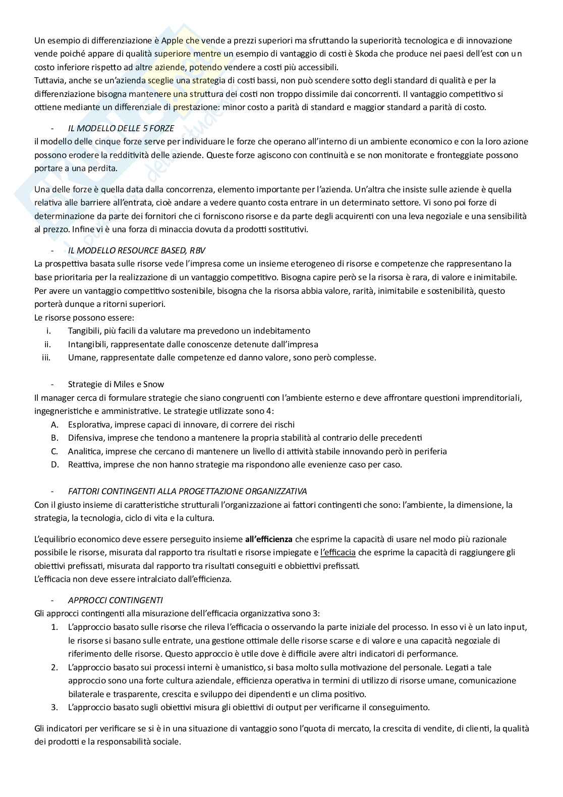 Esame: Organizzazione aziendale  Pag. 6