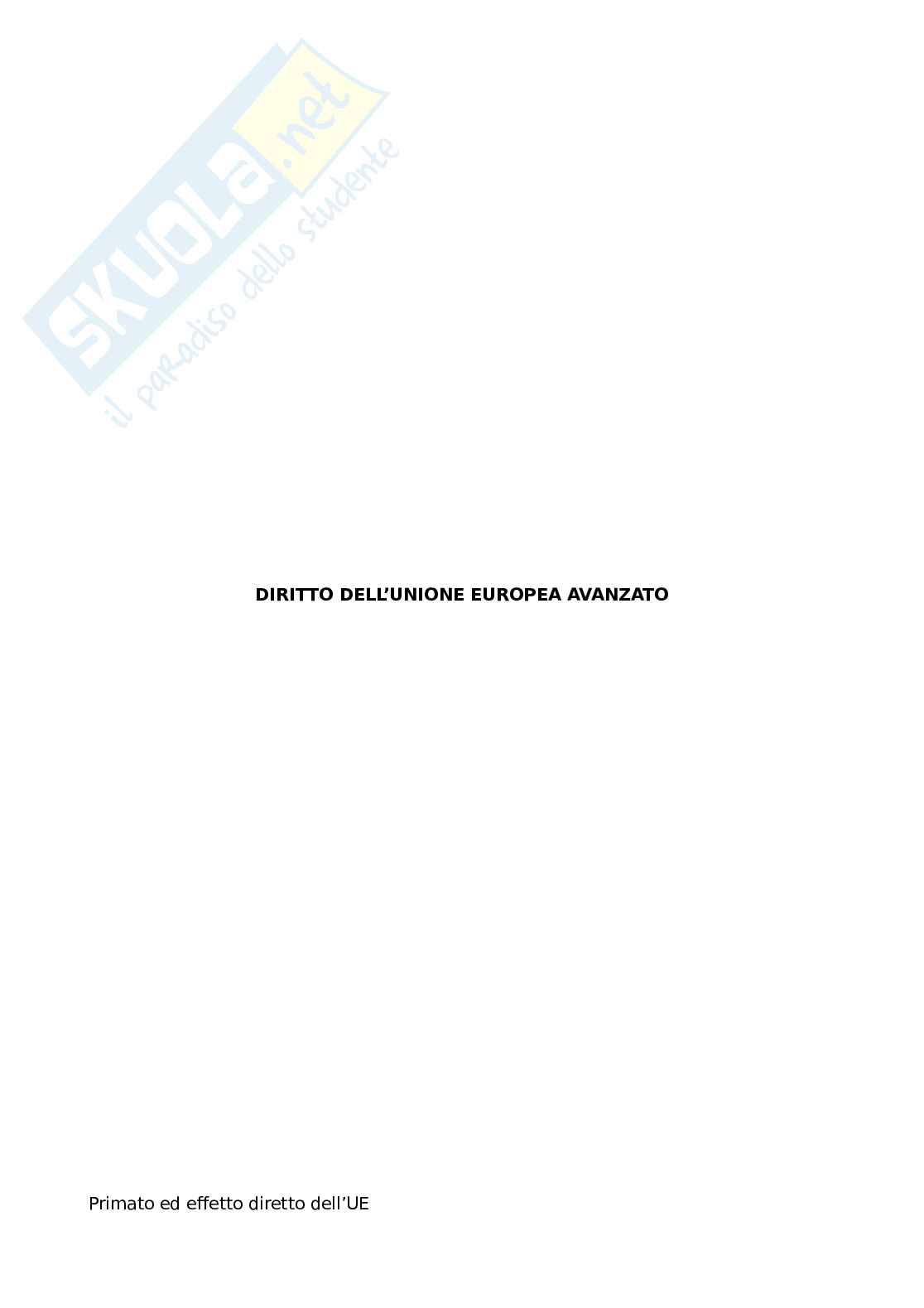 Diritto dell'Unione Europea Pag. 1