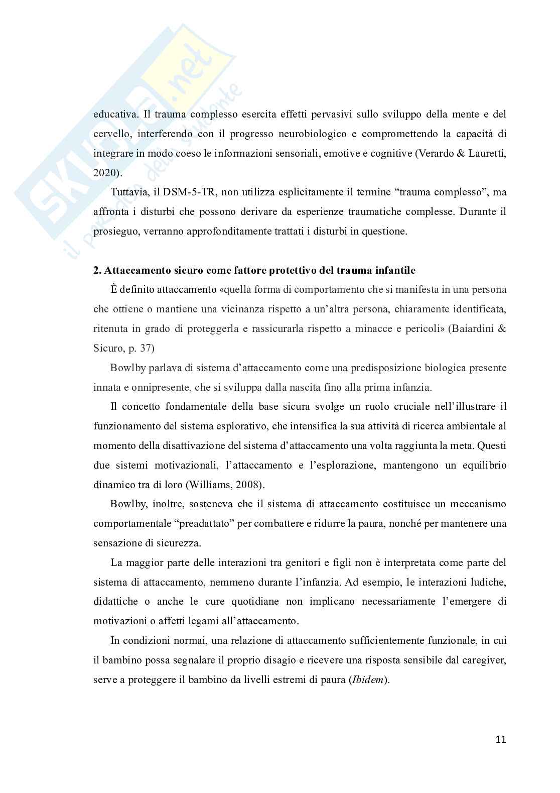 Genitorialità tra trauma infantile e legame transgenerazionale. Analisi di un caso clinico Pag. 11