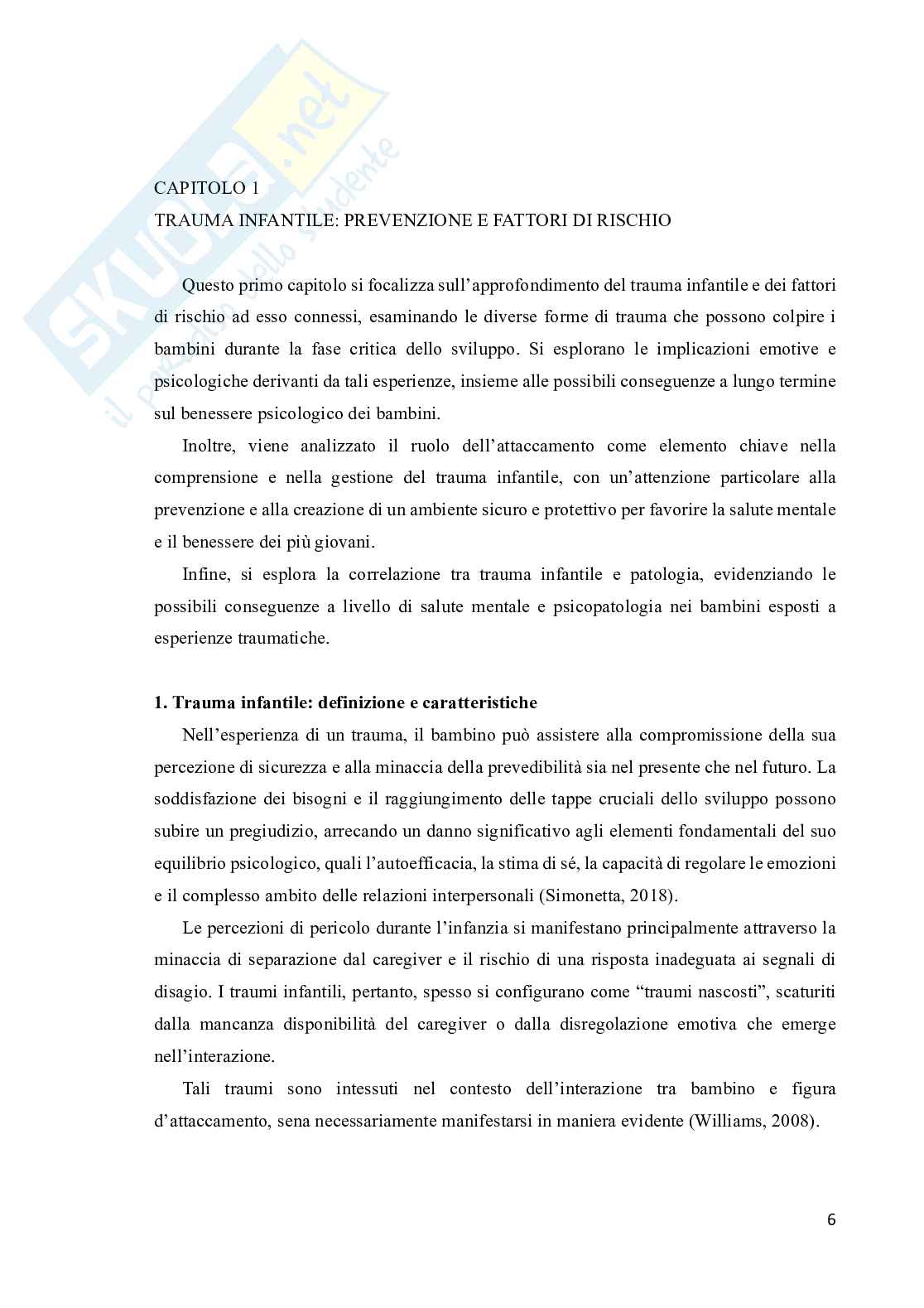 Genitorialità tra trauma infantile e legame transgenerazionale. Analisi di un caso clinico Pag. 6