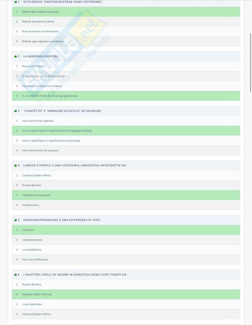 220 quesiti svolti esami - Semiotica generale  Pag. 36