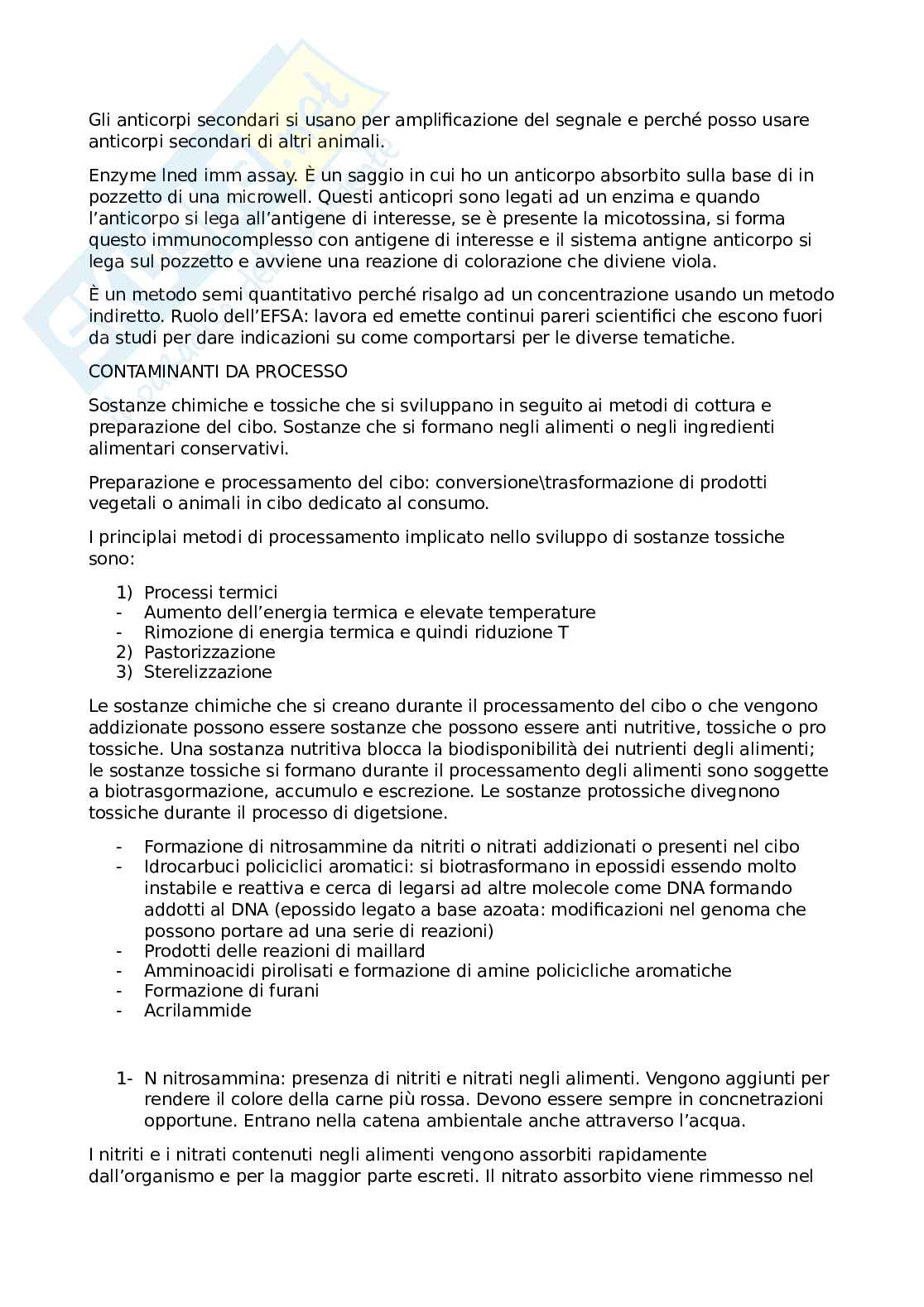 Tossicologia alimentare Pag. 2