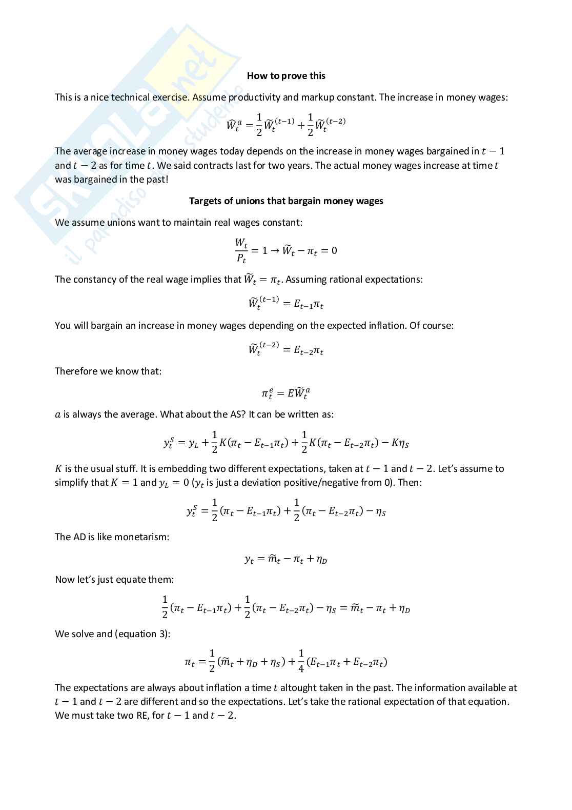 Monetary economics - Appunti completi (ENG) Pag. 26
