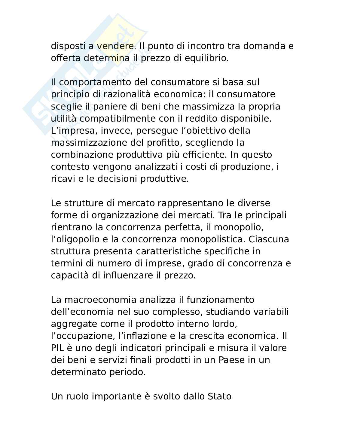 Appunti Fondamenti di economia politica Pag. 2