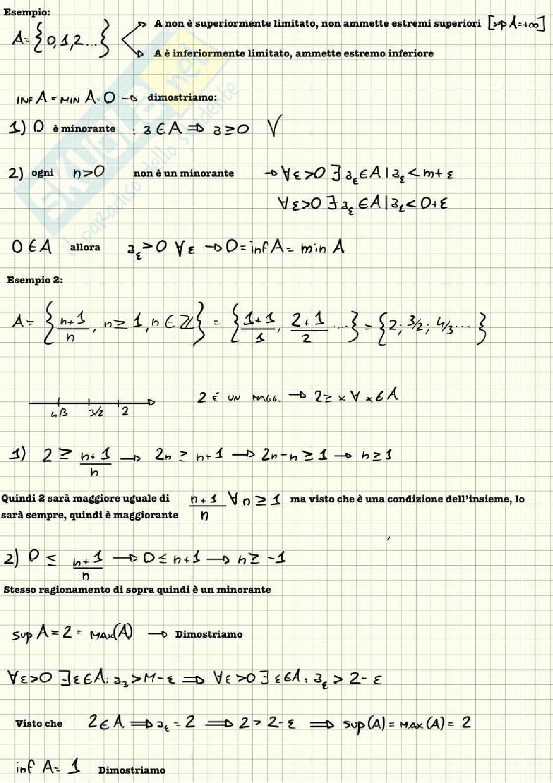 Appunti Analisi matematica I - teoria+esempi Pag. 16