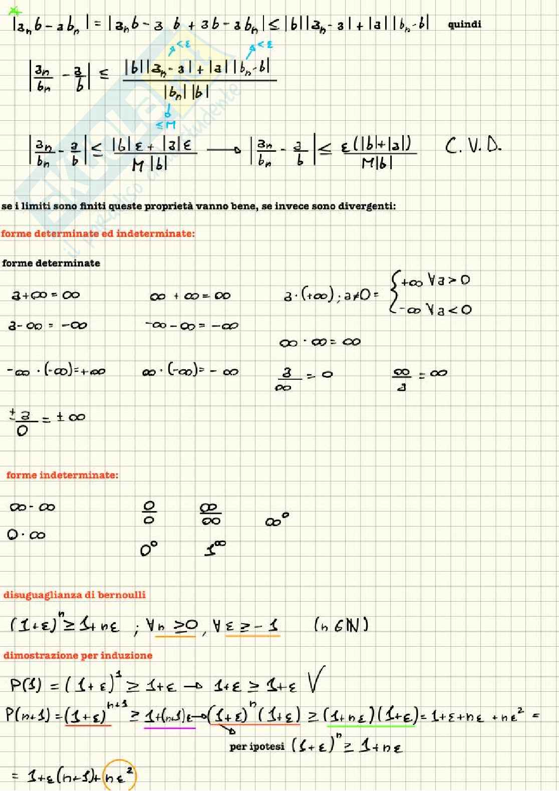 Appunti Analisi matematica I - teoria+esempi Pag. 26