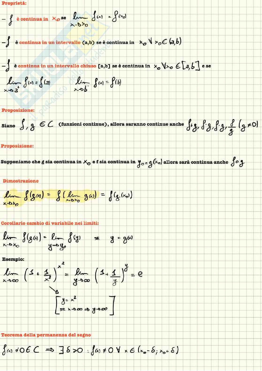 Appunti Analisi matematica I - teoria+esempi Pag. 46
