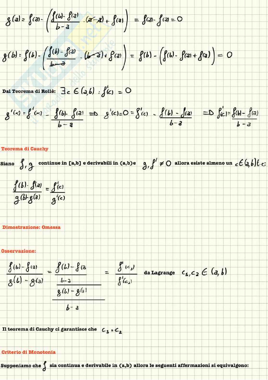 Appunti Analisi matematica I - teoria+esempi Pag. 66