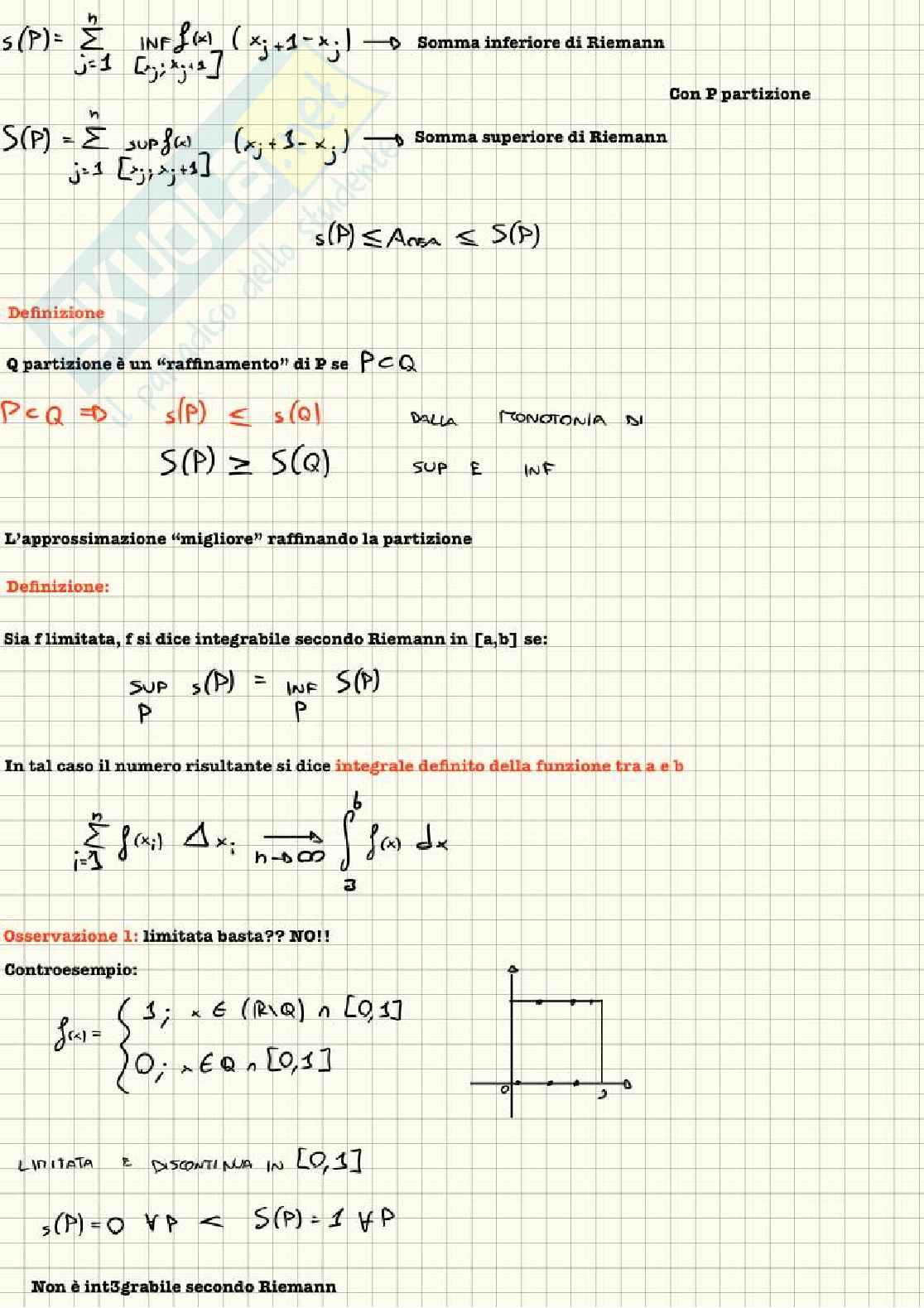 Appunti Analisi matematica I - teoria+esempi Pag. 76