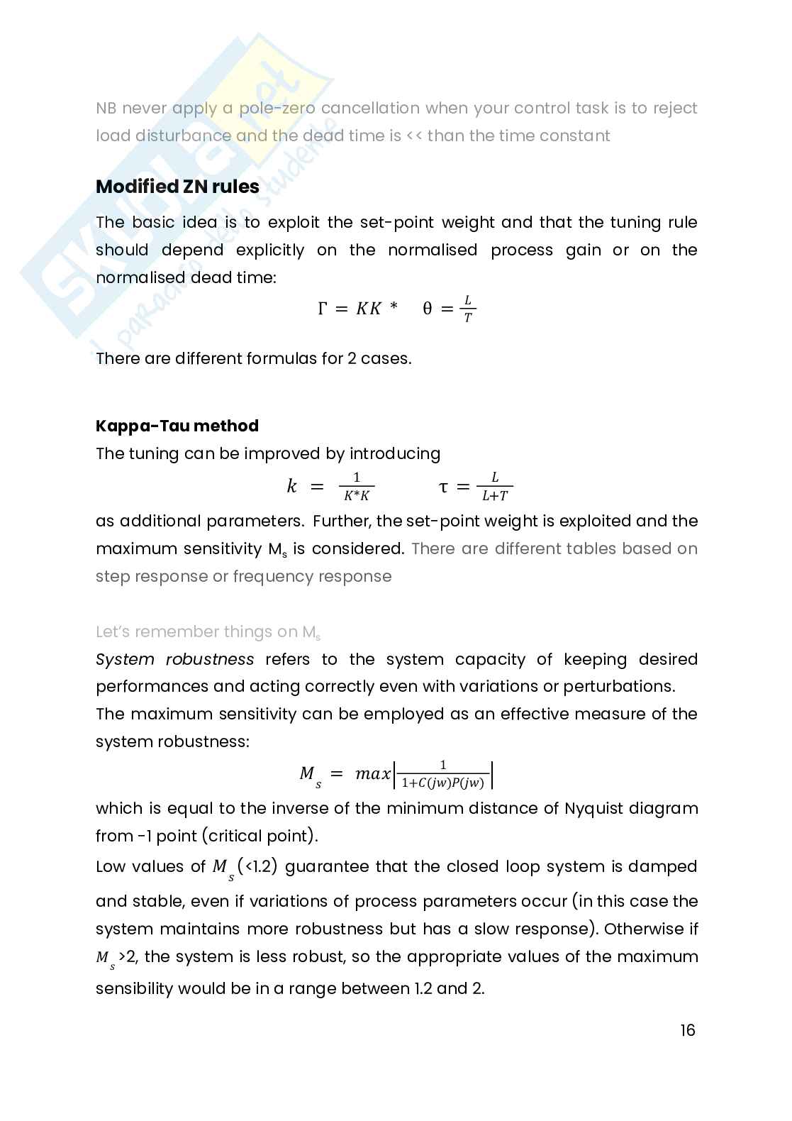 Appunti Control System Technologies Pag. 16