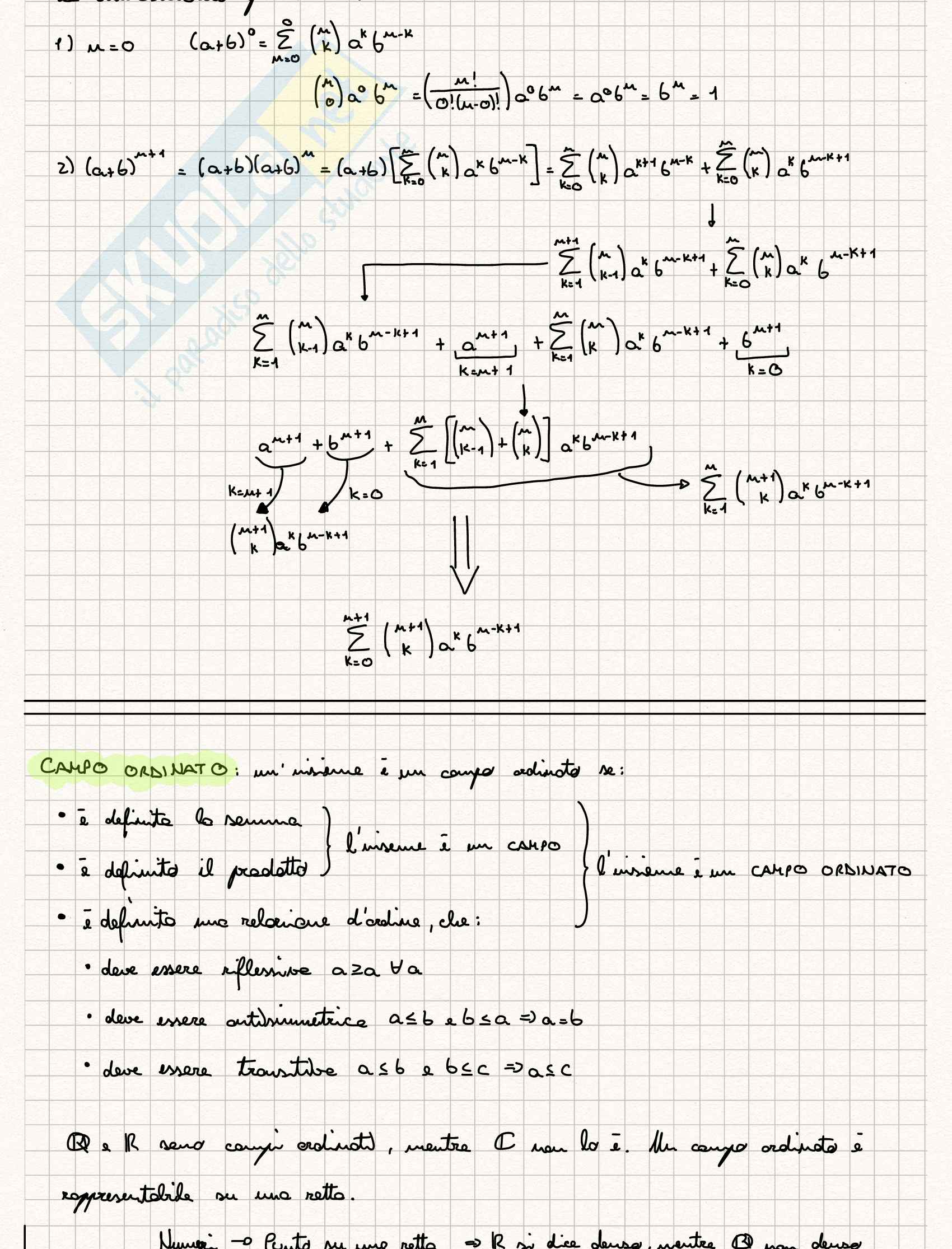 Analisi 1 (Parte 1 di 2) Pag. 6