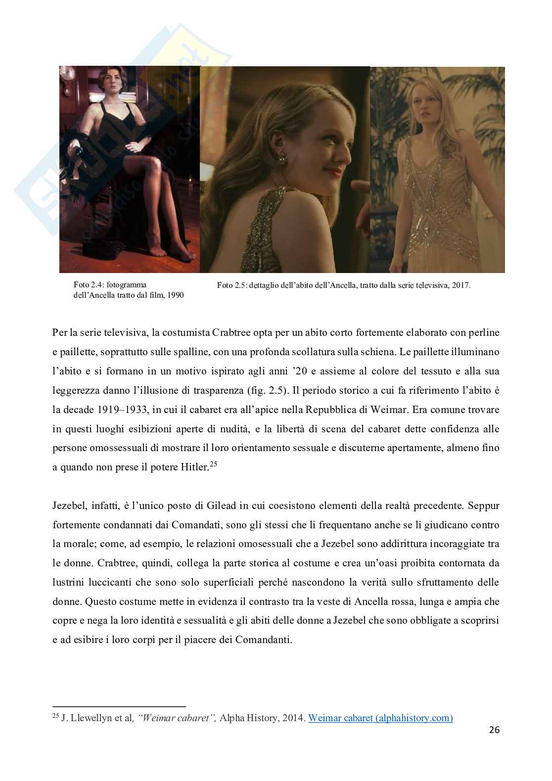 Vesti di oppressione: strumento di controllo e identità nella ustopia del Racconto dell’Ancella di Margaret Atwood Pag. 26