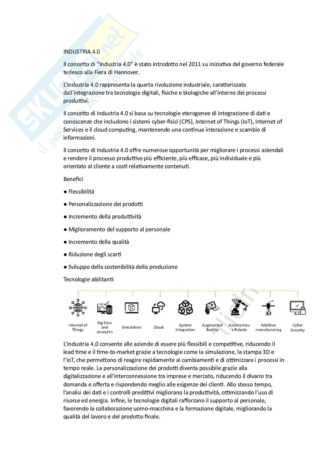 Appunti Operation and Project Management Pag. 2