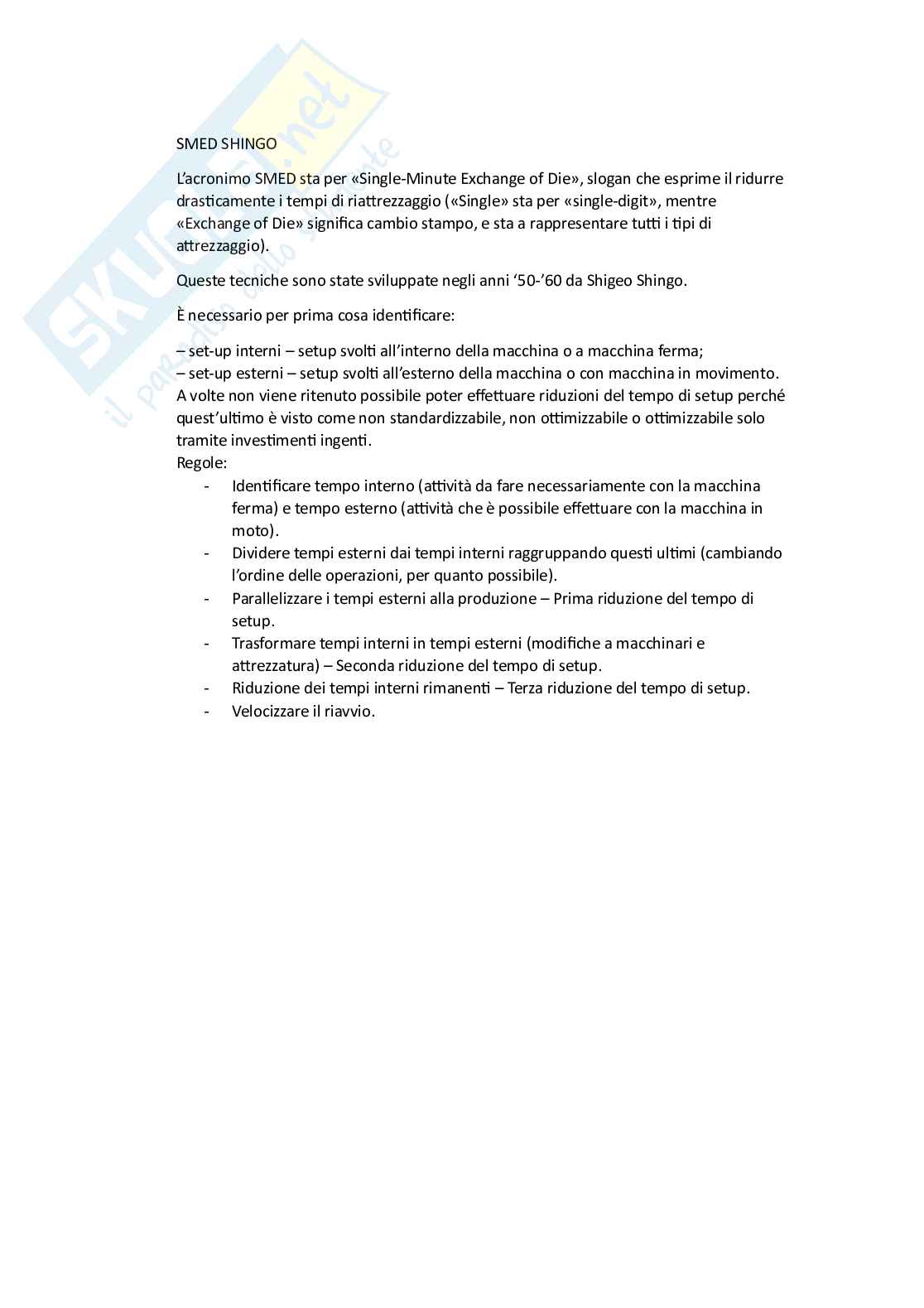 Appunti Operation and Project Management Pag. 21