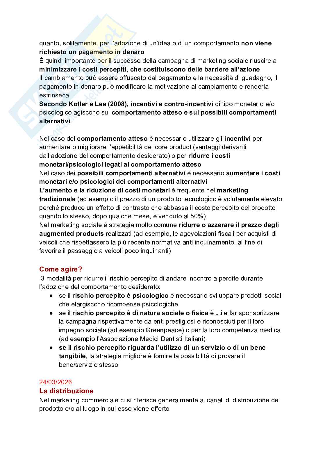 Marketing sociale, comunicazione e cambiamento Pag. 11