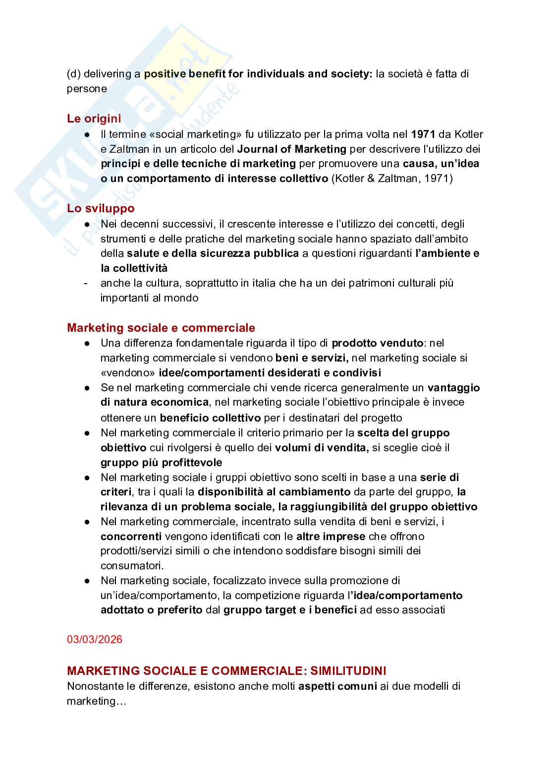 Marketing sociale, comunicazione e cambiamento Pag. 2