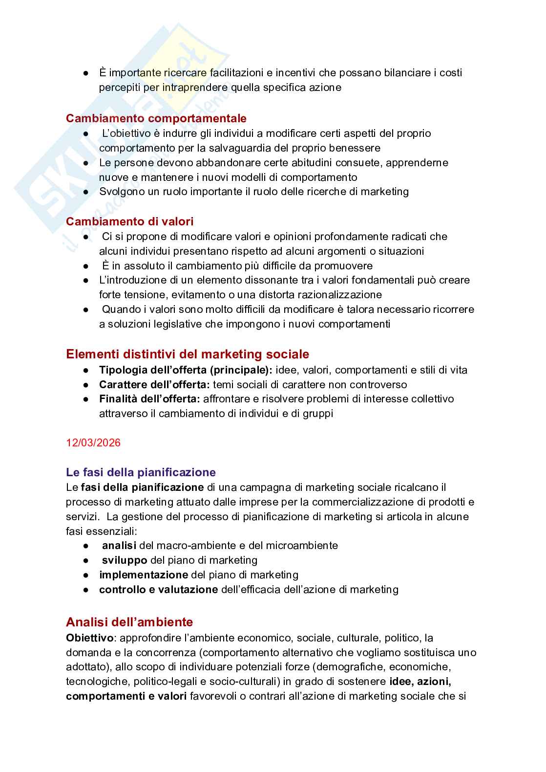 Marketing sociale, comunicazione e cambiamento Pag. 6