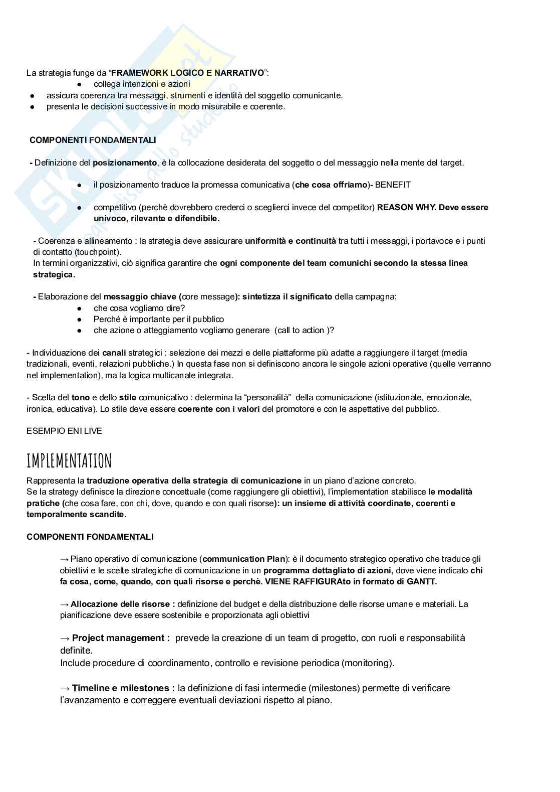 Corporate communication e sostenibilità d'impresa Pag. 11