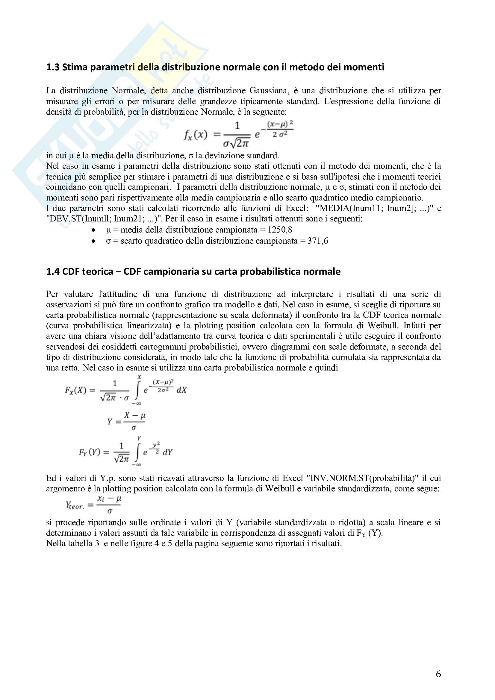 Esercitazioni-Idrologia Pag. 6