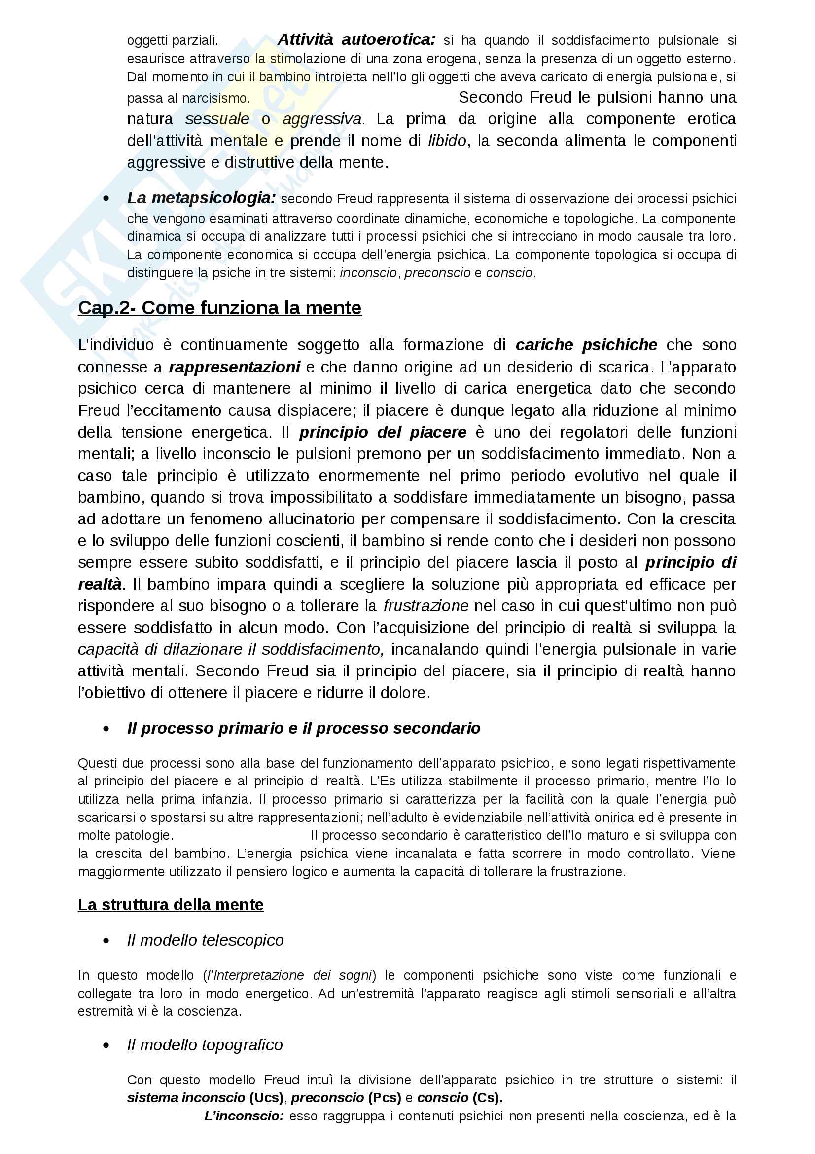 Lezioni di Psicologia Dinamica Pag. 2