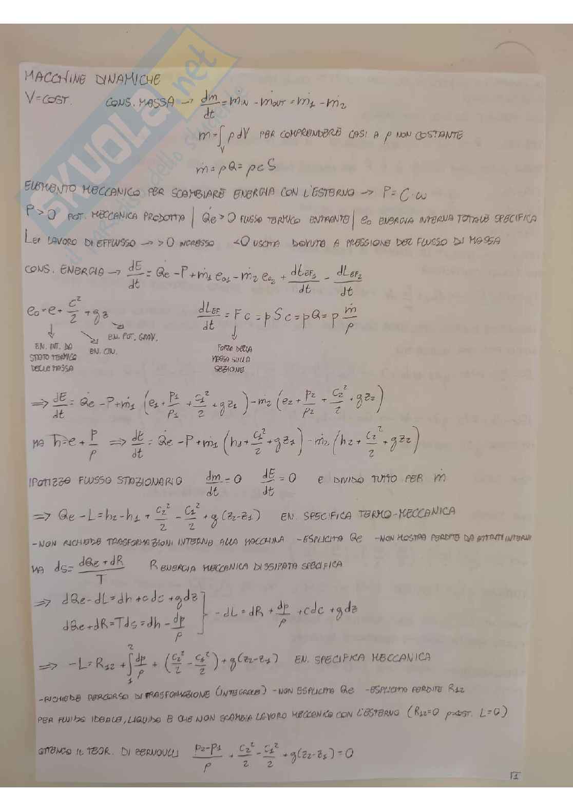 Appunti di Macchine e sistemi energetici   Pag. 1