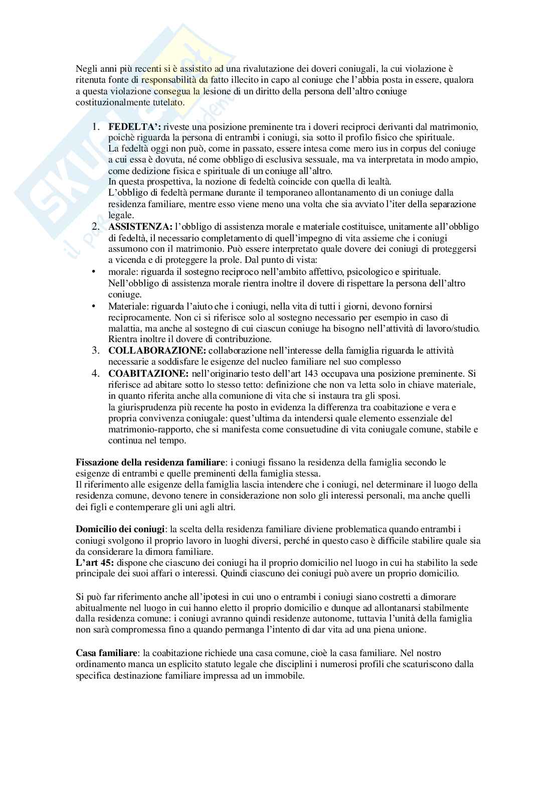Diritto di famiglia Pag. 16