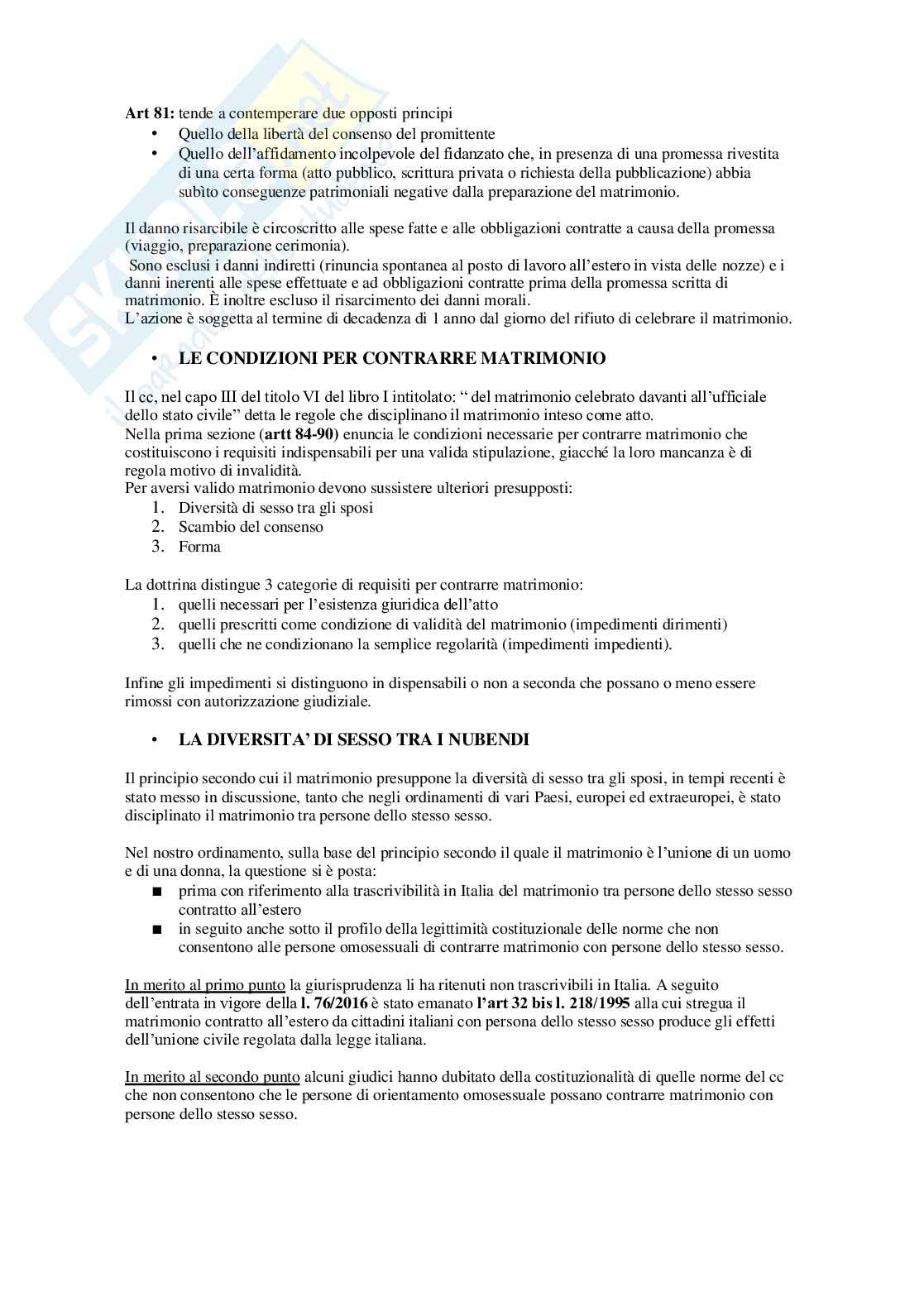 Diritto di famiglia Pag. 2