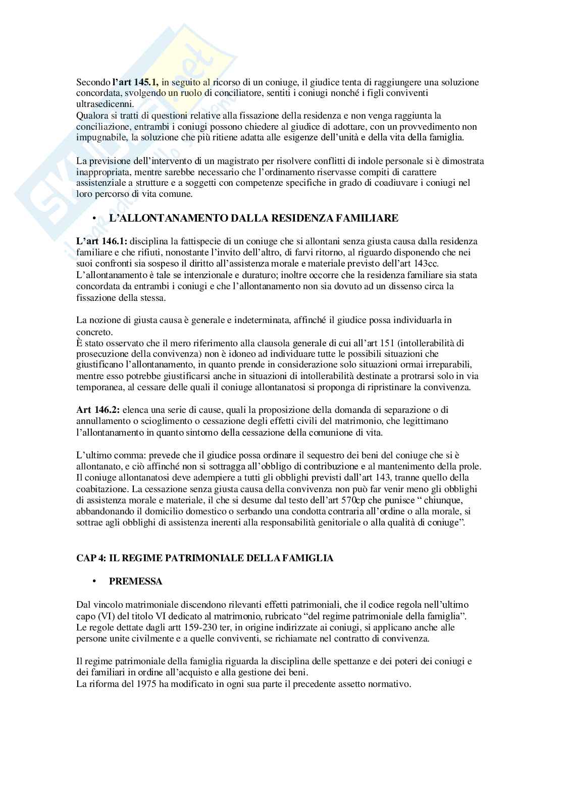 Diritto di famiglia Pag. 21
